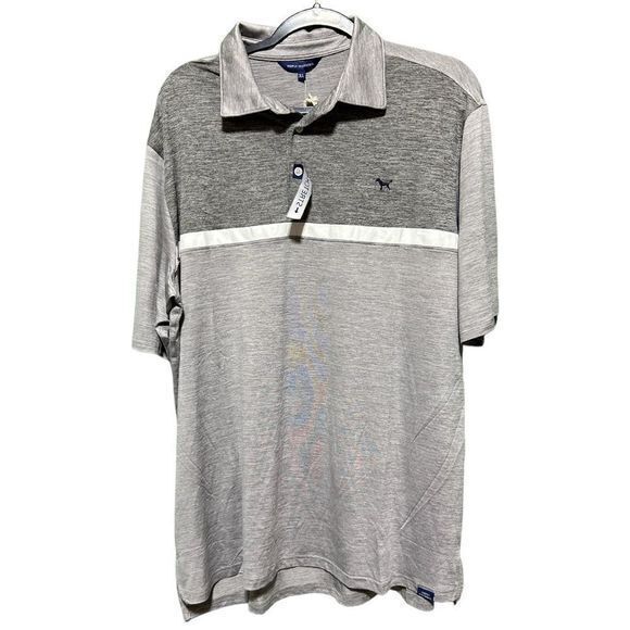 NWT Simply Southern Men's Performance Colorblock Polo Shirt Grey Size XL‎ - Picture 3 of 7